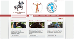 Desktop Screenshot of pferdechiropraktik.com
