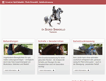 Tablet Screenshot of pferdechiropraktik.com